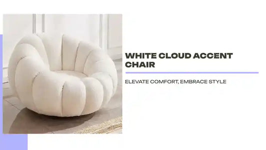 White Cloud Accent Chair by@Outfy